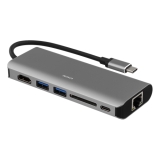 Deltaco USBC-1273USB-C Dokkingstasjon Deltaco USBC-1273USB-C Dokkingstasjon