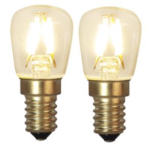 LED-lampa E14 1,3W 2100K 90 lumen 2-pack