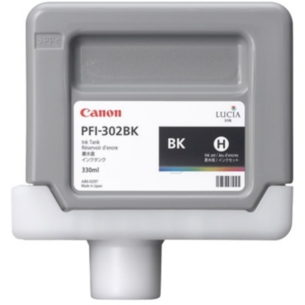 Bild av Canon PFI-302 BK Bläckpatron svart, 330 ml