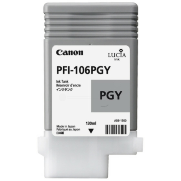 Bild av Canon PFI-106 PGY Bläckpatron ljusgrå, 130 ml