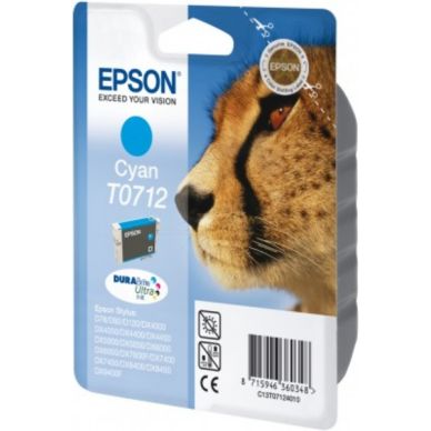 Epson Inktcartridge Cyaan 55Ml T0712 Replace Na epson kopen in de aanbieding