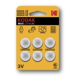 Kodak Max lithium CR2016 / CR2025 / CR2032