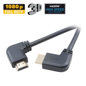 Vivanco HDMI High Speed Ethernet kabel 2x90° 1,5m