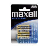 Maxell LR03 AAA 4p Alkaliska Maxell LR03 AAA 4p Alkaliska