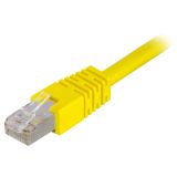 DELTACO UTP Cat6 patchledning 15 m, gul DELTACO UTP Cat6 patchledning 15 m, gul