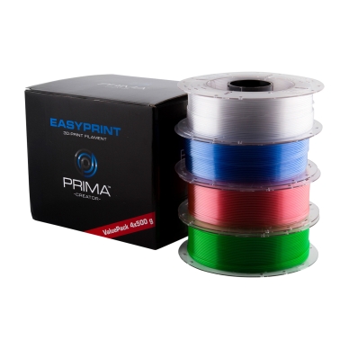 Prima PrimaCreator EasyPrint PETG 1,75mm 4x500g Waardepaket 7340002114224 Replace: N/A