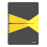 Notatbok Leitz Office PP A4 Linjer Gul Notatbok Leitz Office PP A4 Linjer Gul