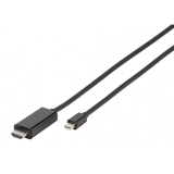 Vivanco Datakabel Mini-displayport - HDMI 1,8 m, sort