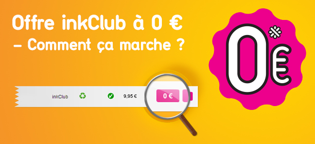 Offre inkClub à 0 € – Comment ça marche ?