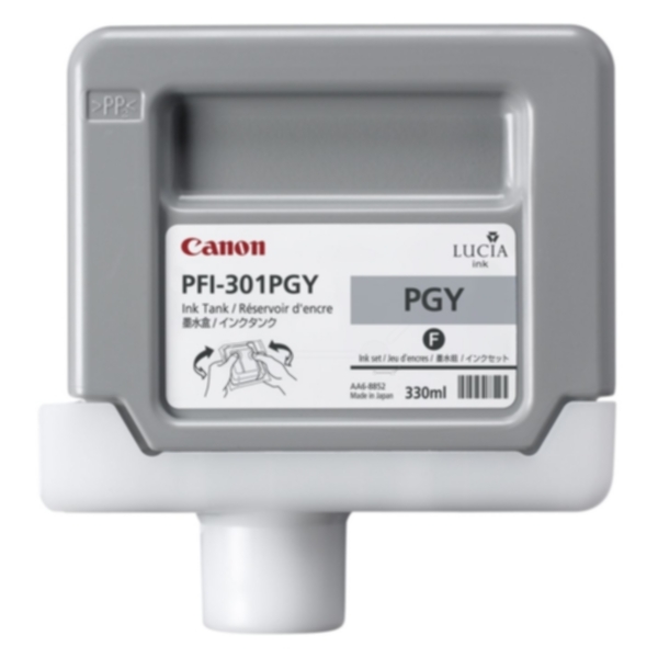 Bild av Canon PFI-301 PGY Bläckpatron grå, 330 ml