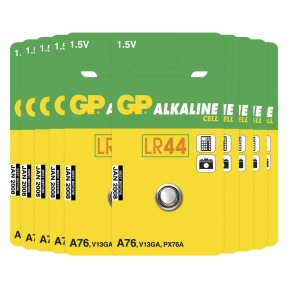 GP 76A-C1 / LR44 / LR1154 / AG13 (10-pakk)