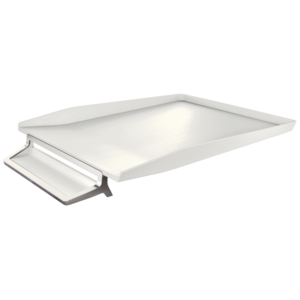 Bild av Brevkorg med silverfärgad metallram Leitz Style