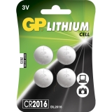 GP CR2016, 4-pack