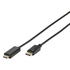 Vivanco Datakabel DisplayPort - HDMI 1.8m, svart