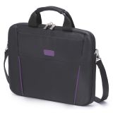 Dicota Slim Case Base 14-15,6 tum Svart/Lila Dicota Slim Case Base 14-15,6 tum Svart/Lila