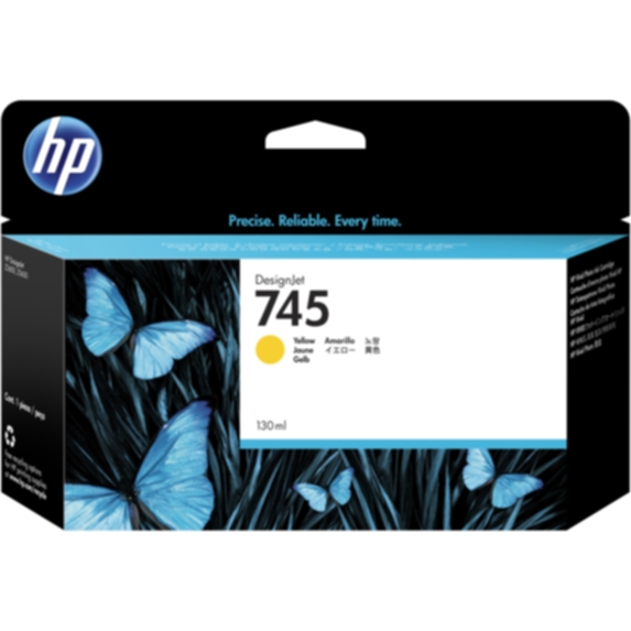 Bild av HP 745 Bläckpatron gul, 130 ml