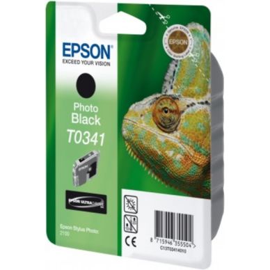 Epson Inktcartridge Zwart Foto 17Ml T0341 Replace Na epson kopen in de aanbieding