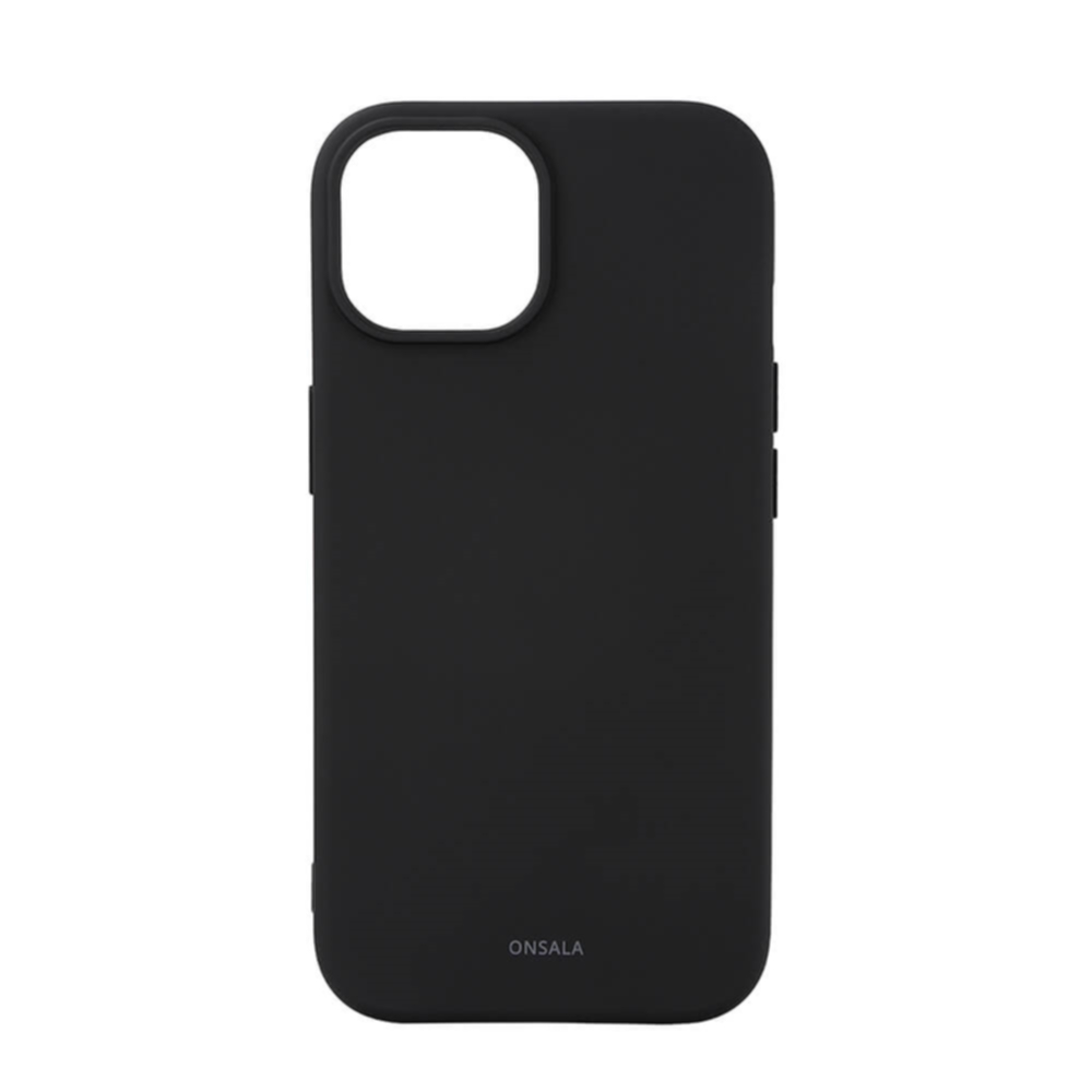 Onsala Mobilskal Silikon MagSeries iPhone 15, Black