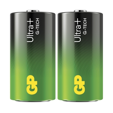 GP BATTERIES alt GP Ultra Plus Alkaline C-batteri 14AUP/LR14 2-pack