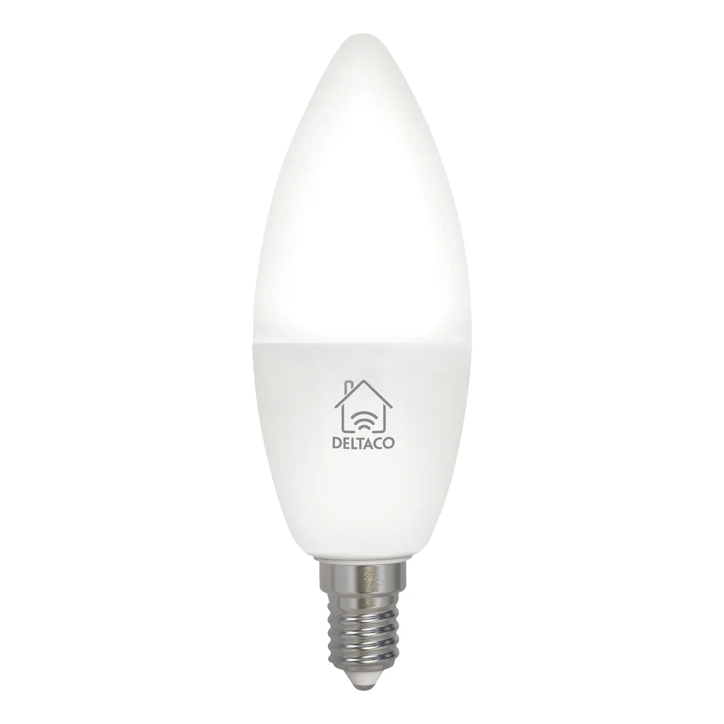Smart Home LED-lampa, E14, WiFi, 4,9W, 2700K–6500K, dimbar