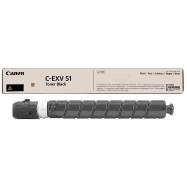 C-EXV 51 BK Toner Svart