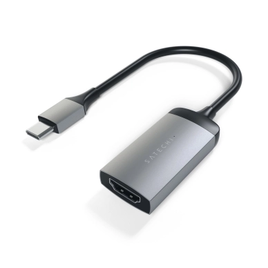 Satechi USB-C 4K 60 Hz HDMI-adapter, Space Gray