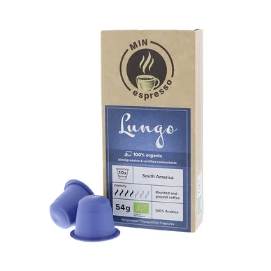 MIN espresso Lungo 10-pakning Lungo Modsvarer: N/A