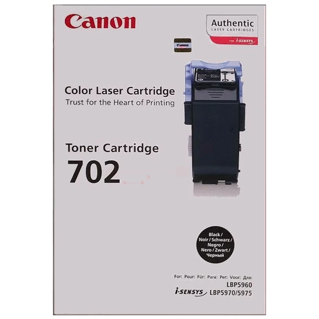 Canon 702 Tonerkassett Svart