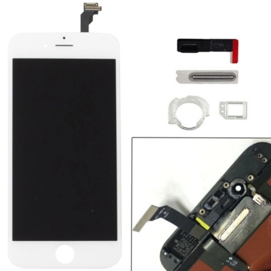 LCD-skärm AC Factory för iPhone 6, vit