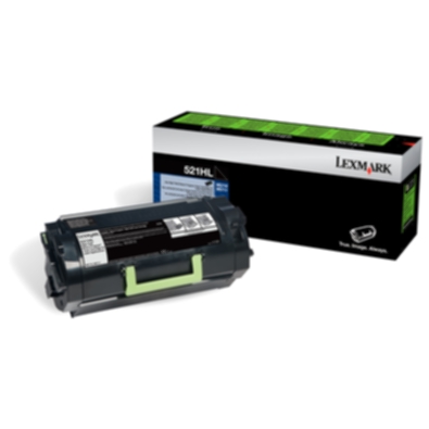 Lexmark Lexmark 522HL Tonerkassett Svart 52D2H0L Tilsvarer: N/A