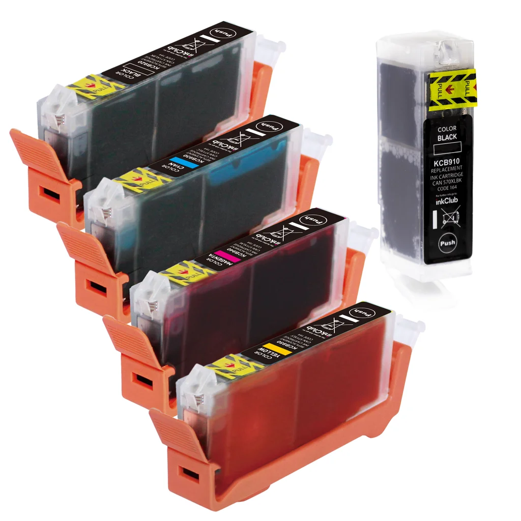 5-pack bläckpatroner - ersätter Canon 570XL/571XL