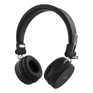 Streetz BT-kuulokemikrofoni, kokoon taittuva, on-ear, 3,5mm, musta