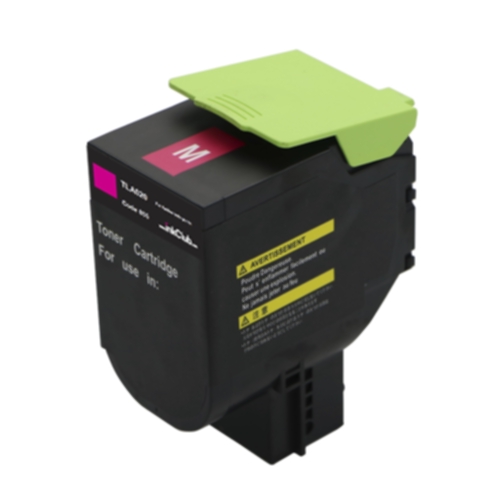 inkClub Tonerkassett, erstatter Lexmark 802SM, magenta, 2.000 sider TLA020 Tilsvarer: 80C2SM0