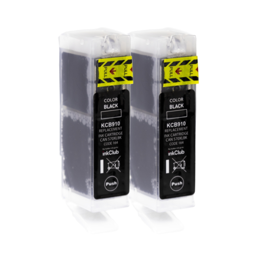 Bläckpatron svart 20,4 ml, 2-pack kcb910