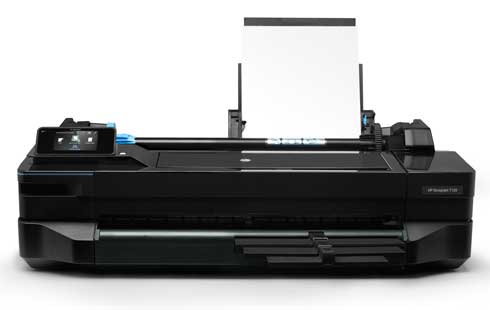 HP HP Designjet T120 ePrinter – bläckpatroner och papper