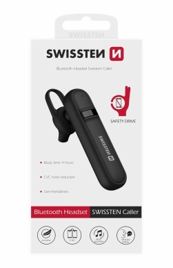Swissten alt Swissten Bluetooth-kuulokkeet Caller Black