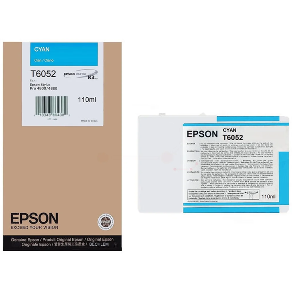 Epson T6052 Bläckpatron Cyan