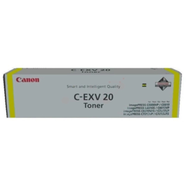 Canon Canon C-EXV 20 Tonerkassett Gul 0439B002 Tilsvarer: N/A