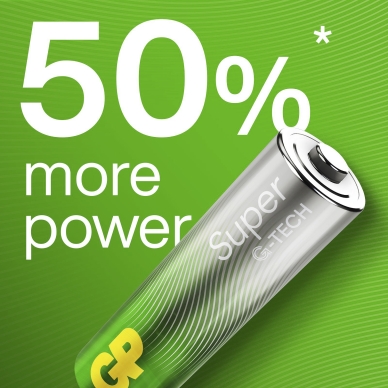 GP Super Alkaline AA-batteri 15A/LR6 40-pack