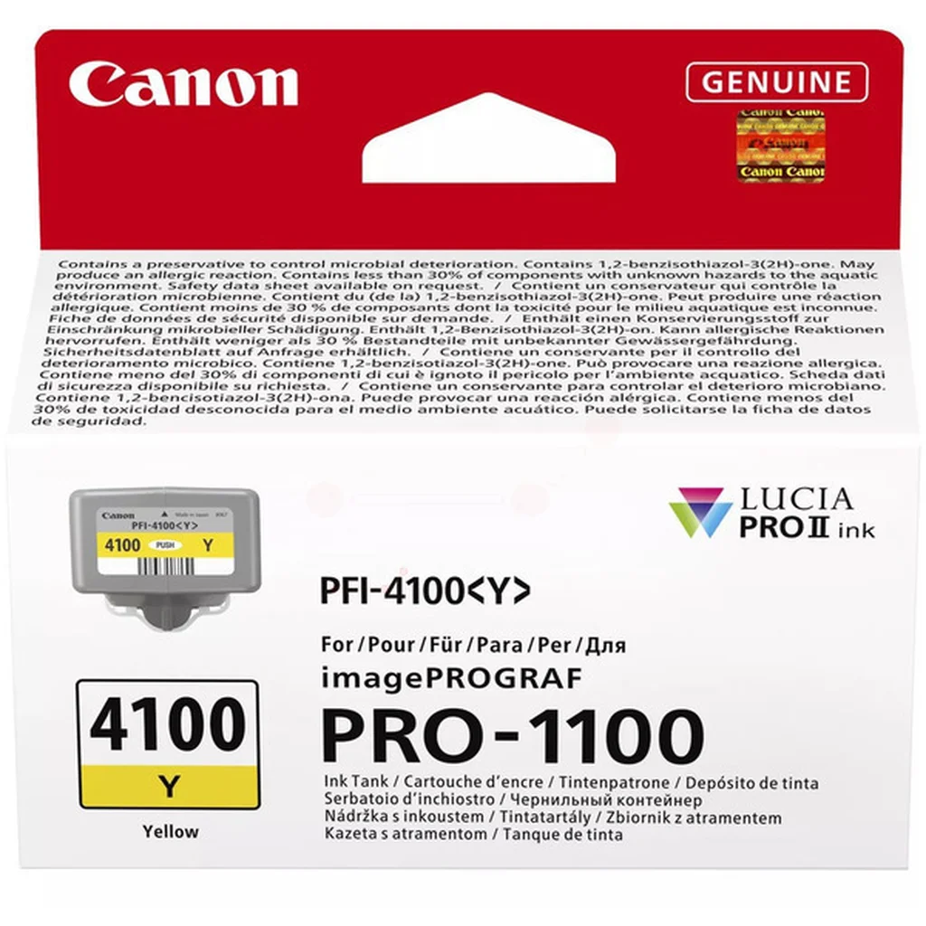 Canon PFI-4100 Bläckpatron Gul