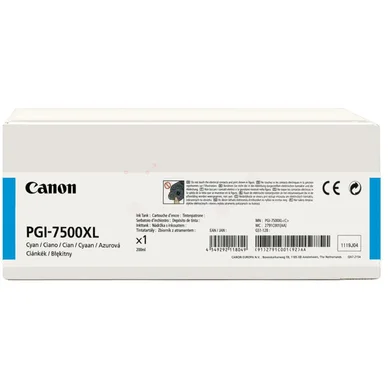 Canon Canon PGI-7500 C Blækpatron Cyan PGI-7500C Modsvarer: N/A billede