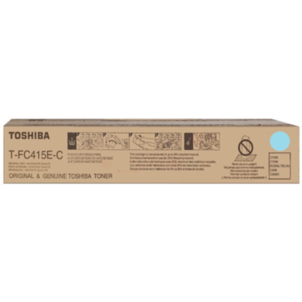 TOSHIBA TOSHIBA T-FC 415 EC Tonerkassett Cyan 6AJ00000172 Tilsvarer: N/A