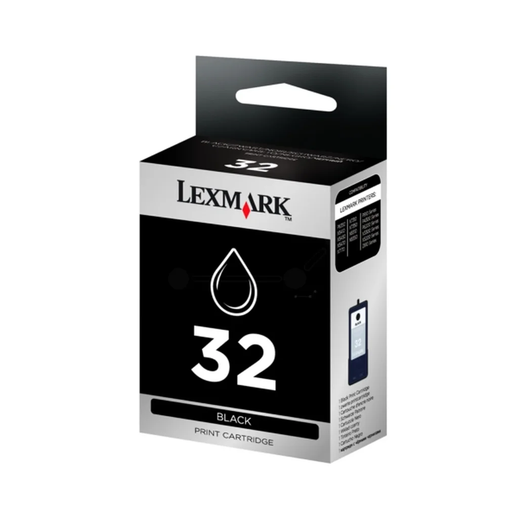 Lexmark 32HC Bläckpatron svart