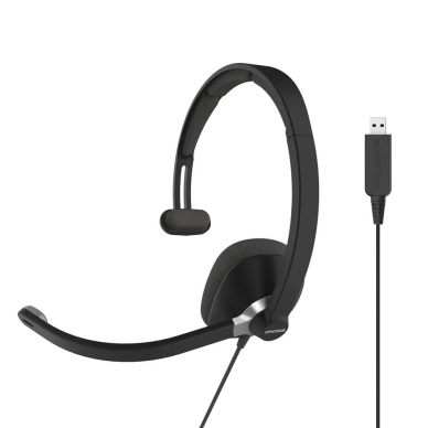 KOSS alt Headset CS295 Mono On-Ear Mic USB Svart