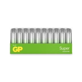 GP Super Alkaline AA-batteri 15A/LR6 40-pack