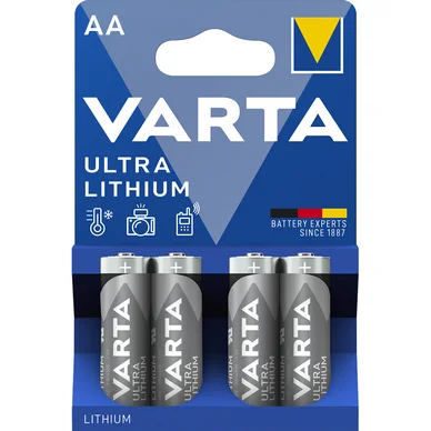 Varta Varta Professional Lithium batteri - AA, 4 pk. 6106301404 Modsvarer: N/A