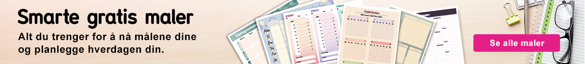 En klikkbar banner som leder til gratis maler