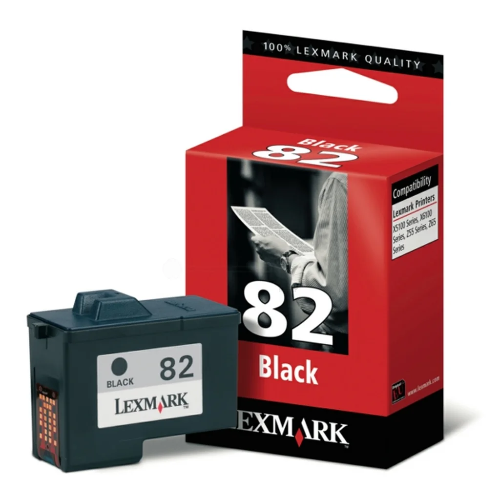 Lexmark 82 Bläckpatron svart, 25 ml