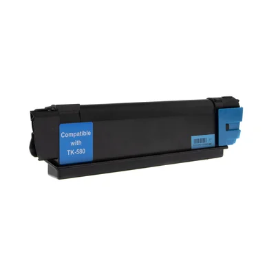 WL Tonerkassett, erstatter Kyocera TK-580C, cyan, 2.800 sider TKU520 Modsvarer: TK-580C