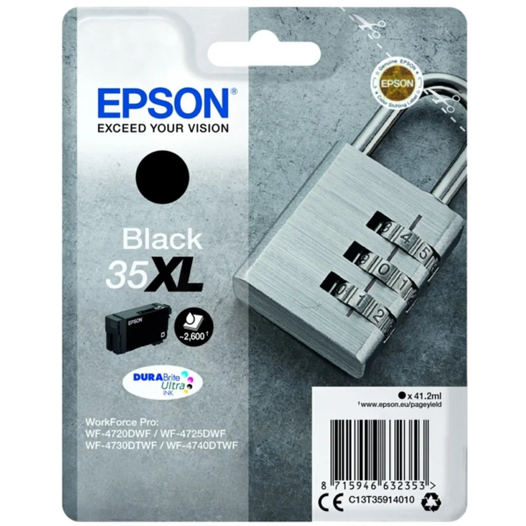 Epson 35XL Bläckpatron Svart